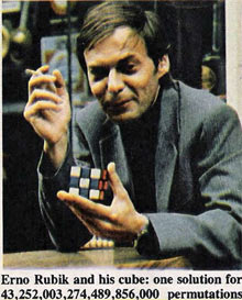 Эрно Рубик - изобретатель кубика рубика